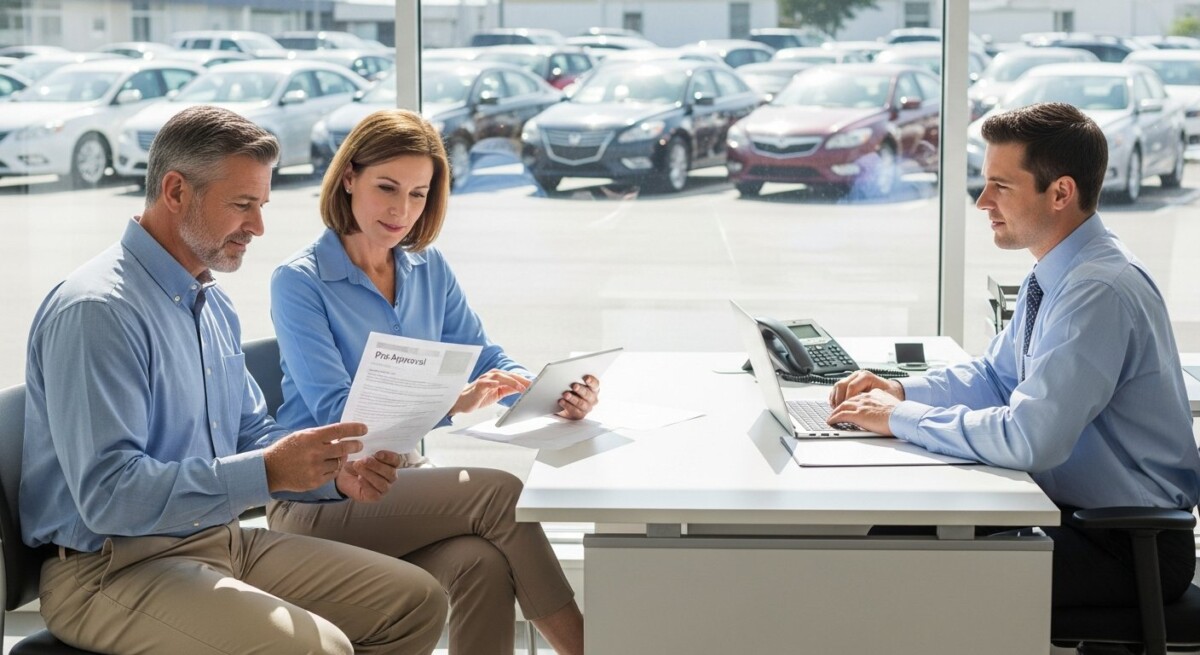 Auto loan pre-approval process simplified